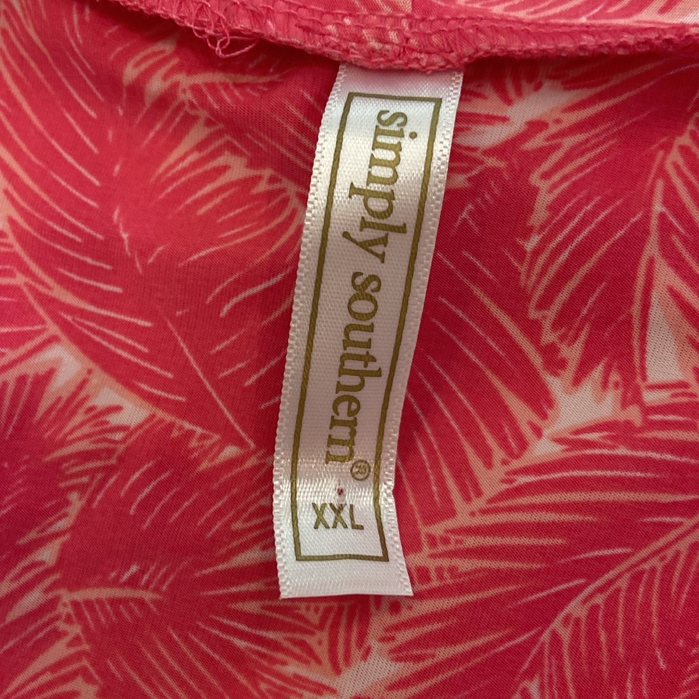 Simply Southern Pink Palm Robe 
Size XXL - Picture 6 of 7